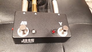 JHS Active A-B-Y pedal: 1 guitar 2 amps = No problem!