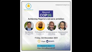 Beyond COP26: Achieving Nigeria’s Net-Zero Ambition
