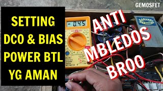How To Safely Set Dco And Bias For A Btl Amplifier