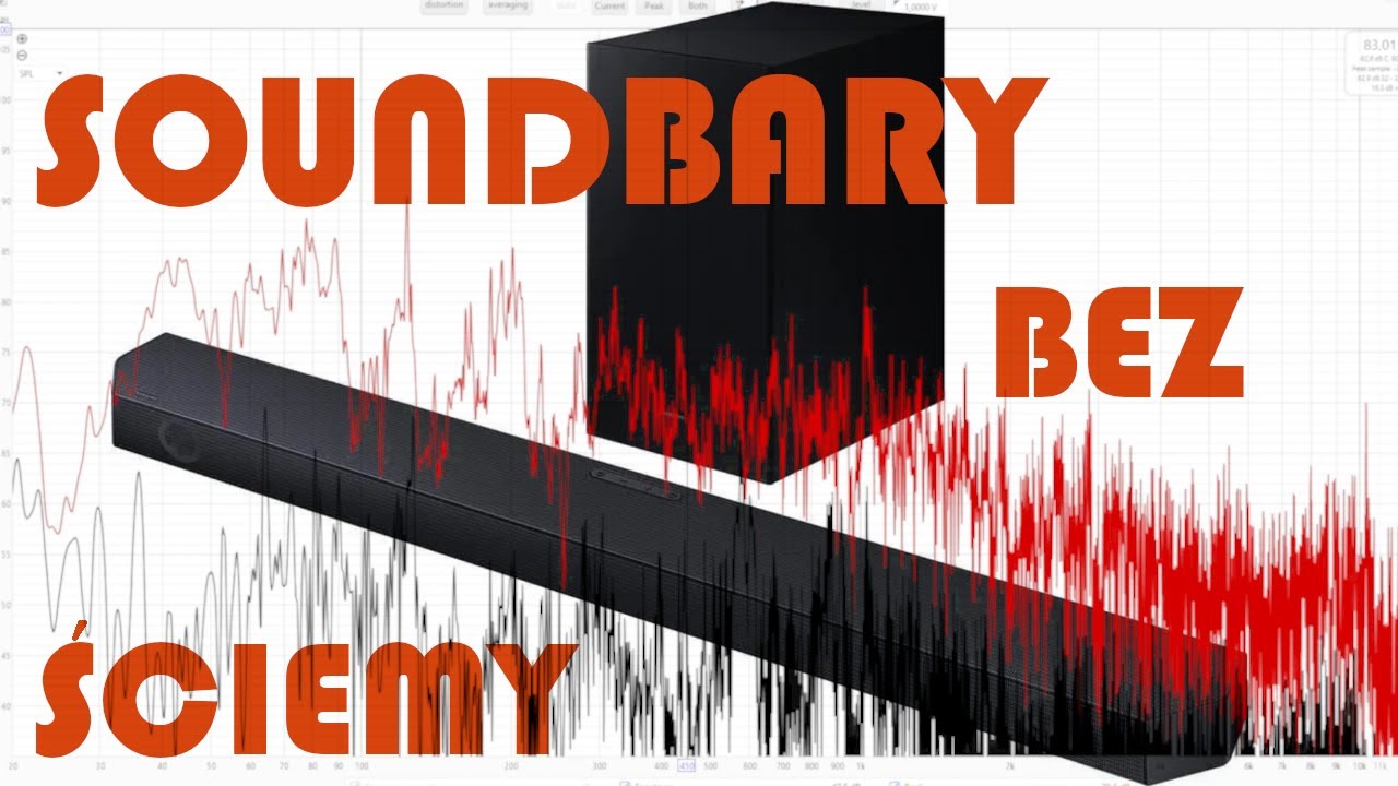 Czy zakup soundbara ma sens: pomiary dźwięku z telewizora i soundbara z subwooferem.