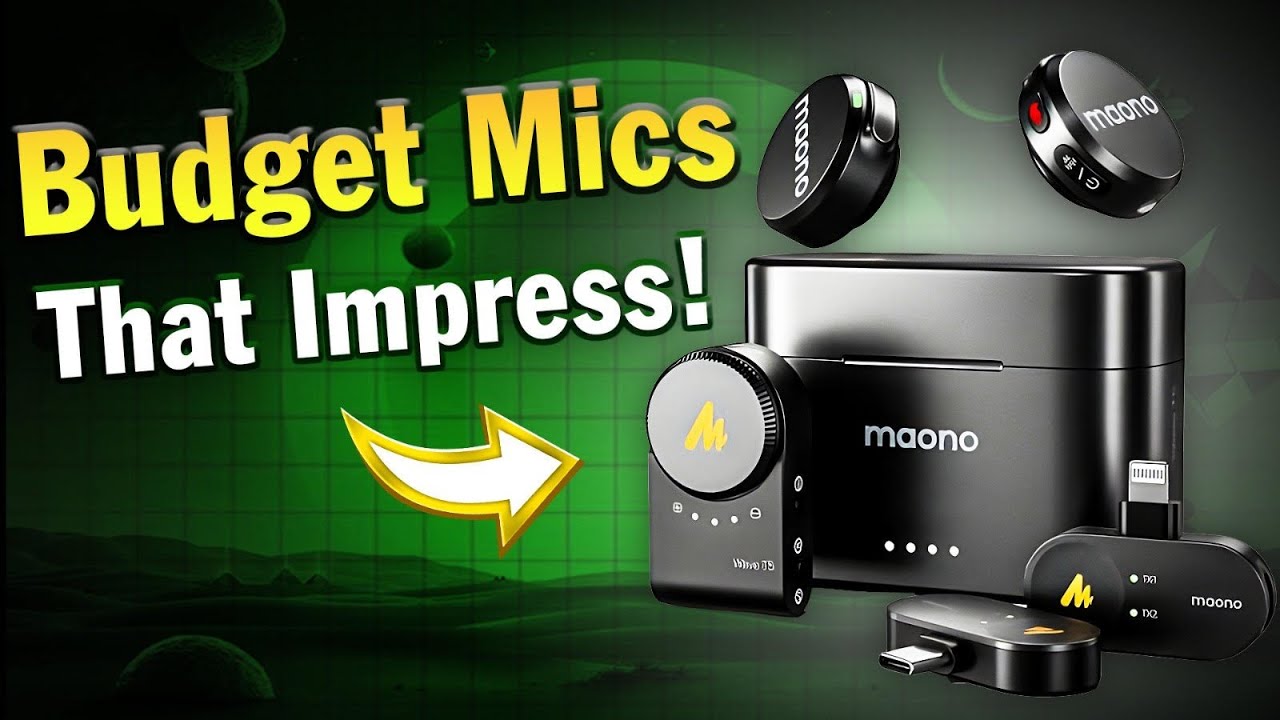 Best Budget Lavalier Mic Maono T1 vs T5 Comparison + Sound Test