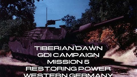 C&C Remastered - Tiberian Dawn Playthrough (No Commentary) GDI Mission 5 Western Germany (Hard)
