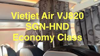 Vietjet Air VJ820 SGN-HND - Economy Experience - A321