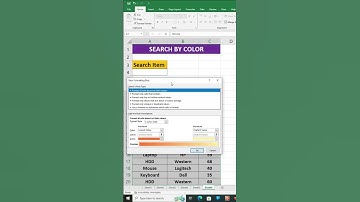 😎 search and highlight data in excel #shorts #excel #exceltips