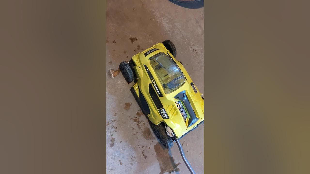 Ryobi 40v mower height adjustment problem YouTube