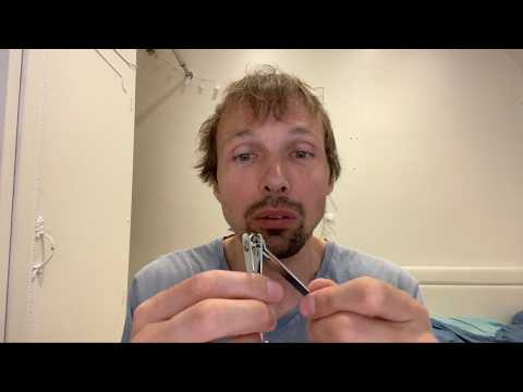ASMR gently cutting your nails