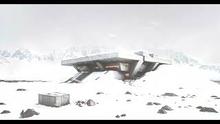 The Polar Station | Soundscape | Relaxation Meditation | Ambience | Snow Storm Sounds |