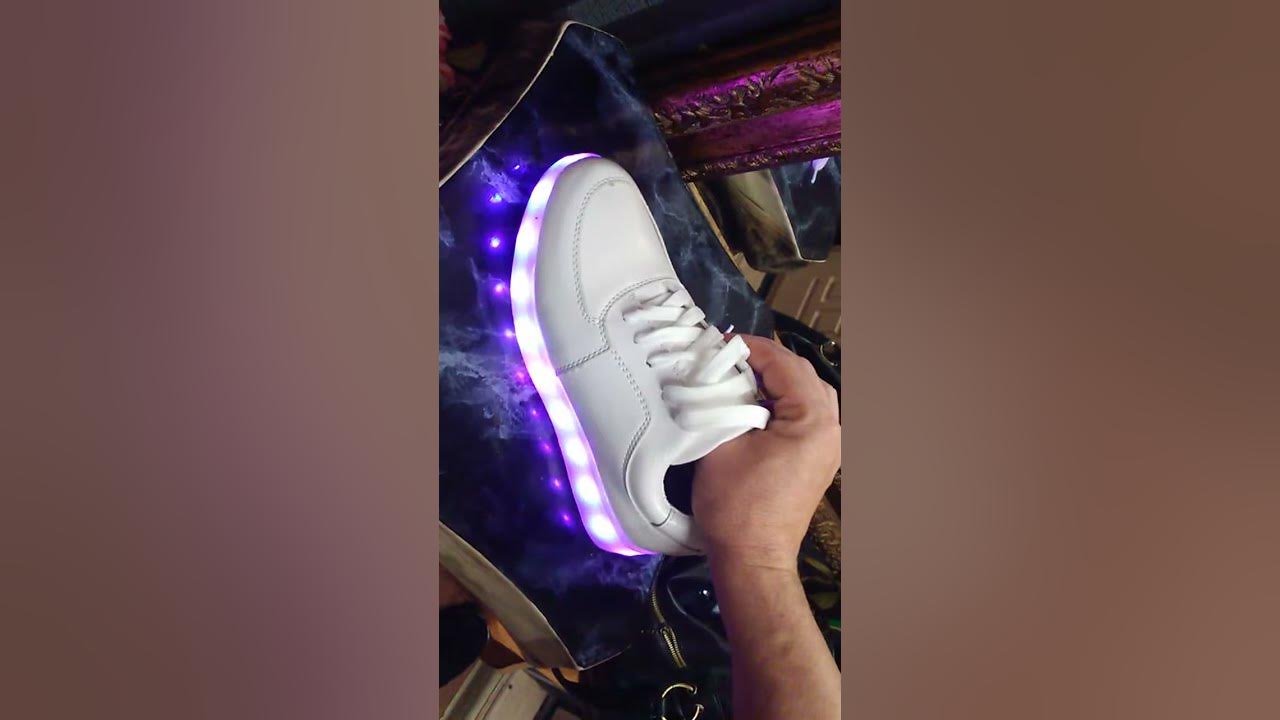 Светящиеся кеды c LED подсветкой, кроссовки со светящейся подошвой ...