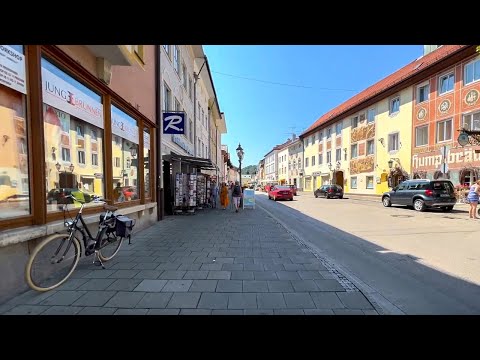 Wolfratshausen Small German Town Near Munich 4K