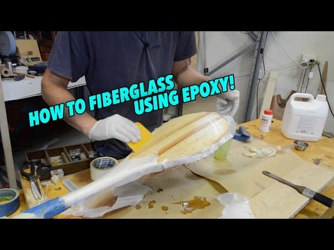 How to fiberglass your paddle - JWS EXTRA (how to make a paddle extra)