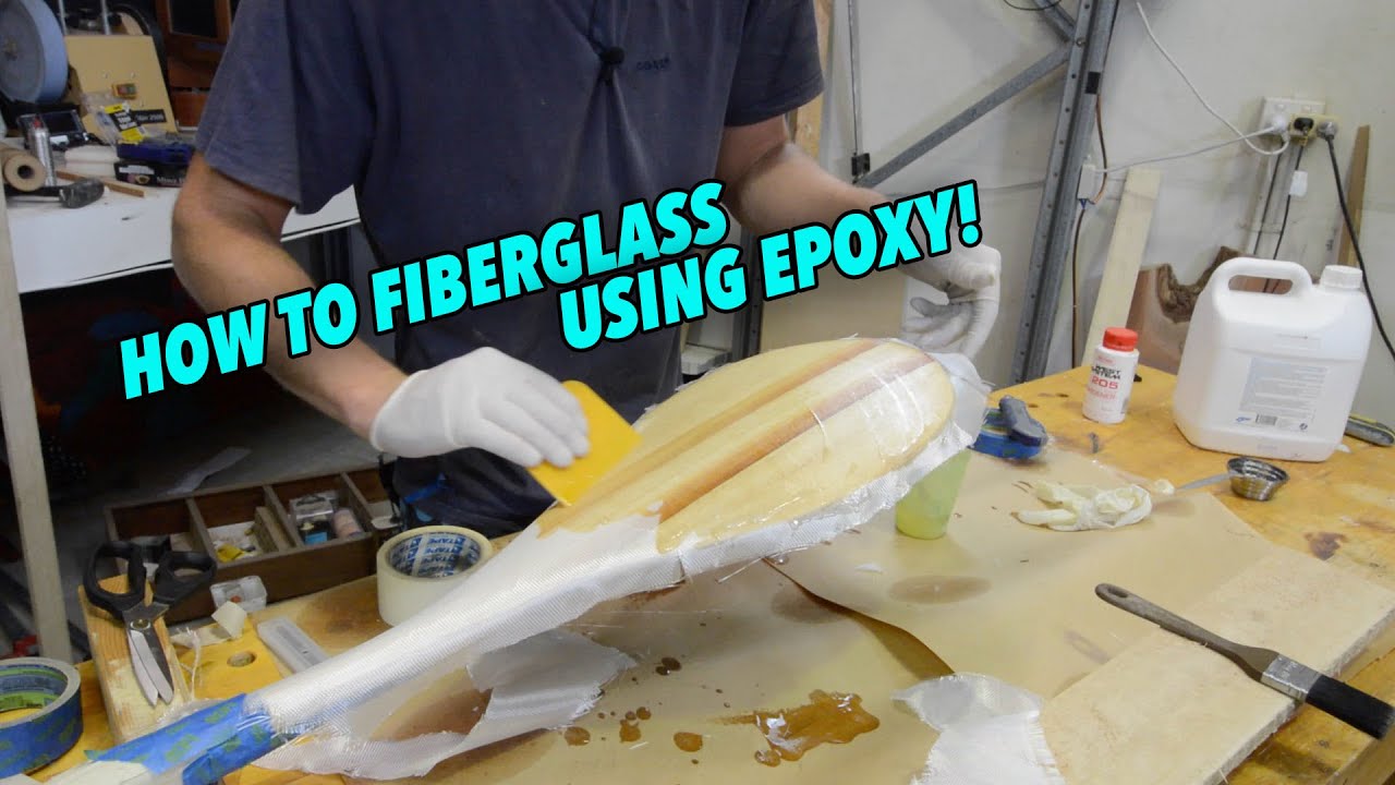 How to fiberglass your paddle JWS EXTRA (how to make a paddle extra
