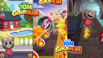 🥳💫Talking Tom Gold Run - Discover all the characters  Full walkthrough Gameplay 🎮🎯