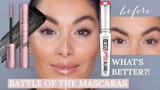 MAYBELLINE SKY HIGH MASCARA VS BENEFIT THEY'RE REAL MAGNET MASCARA | Beauty's Big Sister