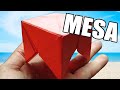 Como hacer una MESA DE PAPEL FACIL paso a paso ORIGAMI DE PAPEL