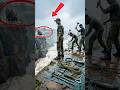 Army Team Saves Lives — Builds Cliff House for Flood Survivors #shorts #kindness #army