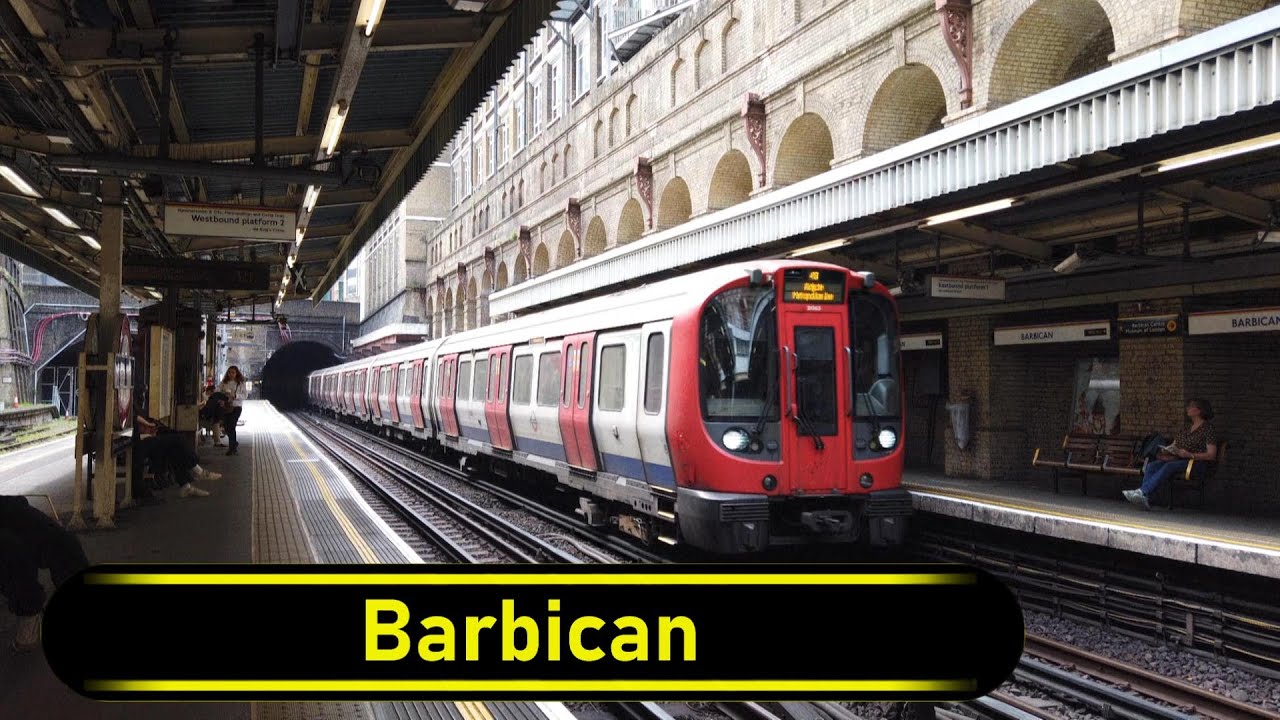 Tube Station Barbican - London 🇬🇧 - Walkthrough 🚶