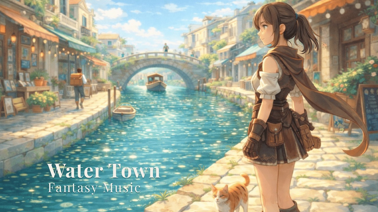 【Otherworld Fantasy Music】She Arrived in the Water Town – Beneath the Sunlit Canal –