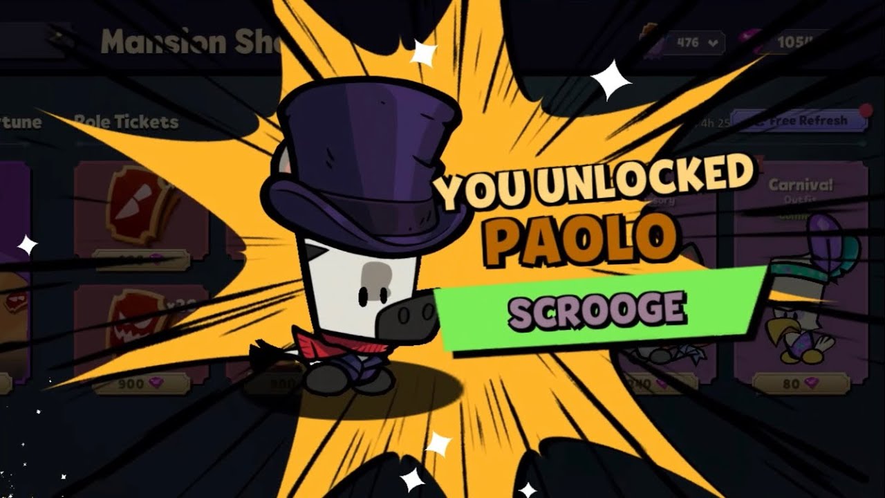 Scrooge Paolo Unlocked! || Suspects Mystery Mansion