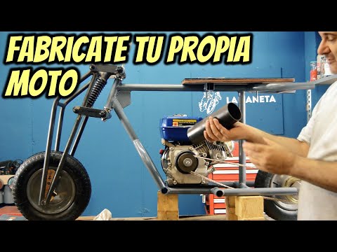 We built a motorcycle from scratch... || Homemade MiniBike