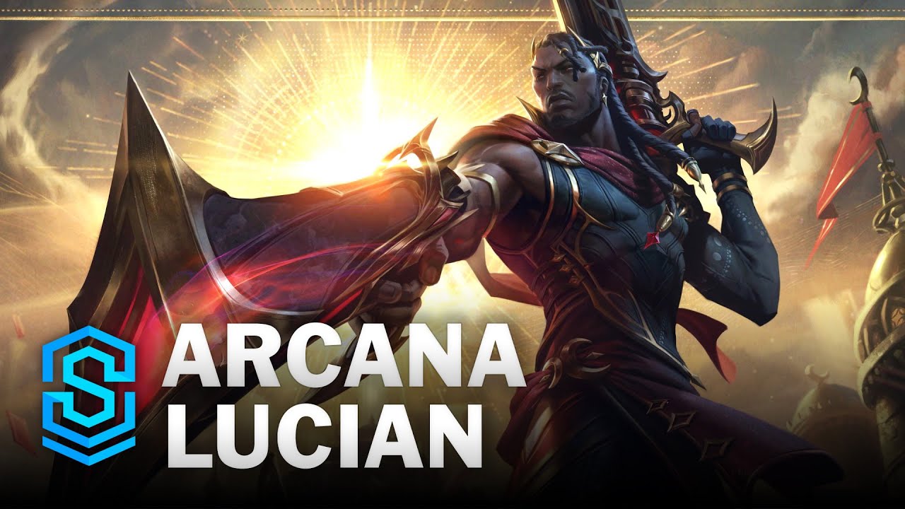 Arcana Lucian Skin Spotlight League Of Legends Youtube