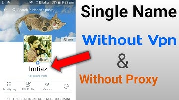 How to make single name facebook id without proxy