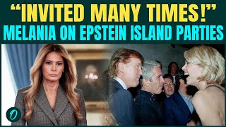Trump And I Attended Parties Together Melania Drops Bombshell On Epstein Island? Watch