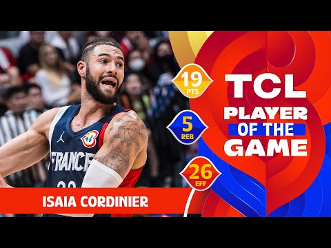 Isaia Cordinier (19 PTS) | TCL Player Of The Game | CIV vs FRA | FIBA Basketball World Cup 2023