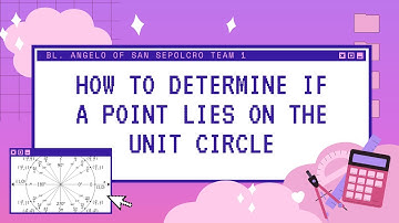 How do we determine if a point lies on the Unit Circle?