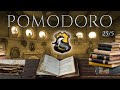Hufflepuff  pomodoro study session 255  harry potter ambience  focus relax  study in hogwarts