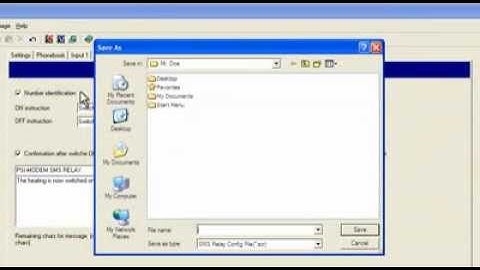 Phoenix Contact SMS-REL-CONF SMS relay configuration tutorial