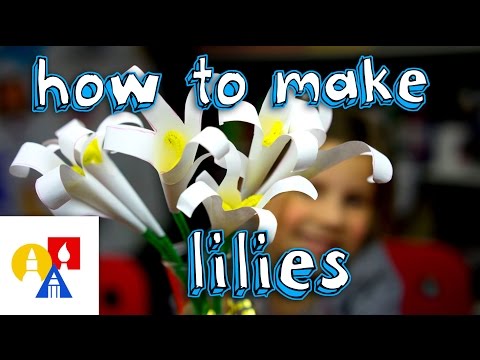 Video: How To Make Paper Lilies