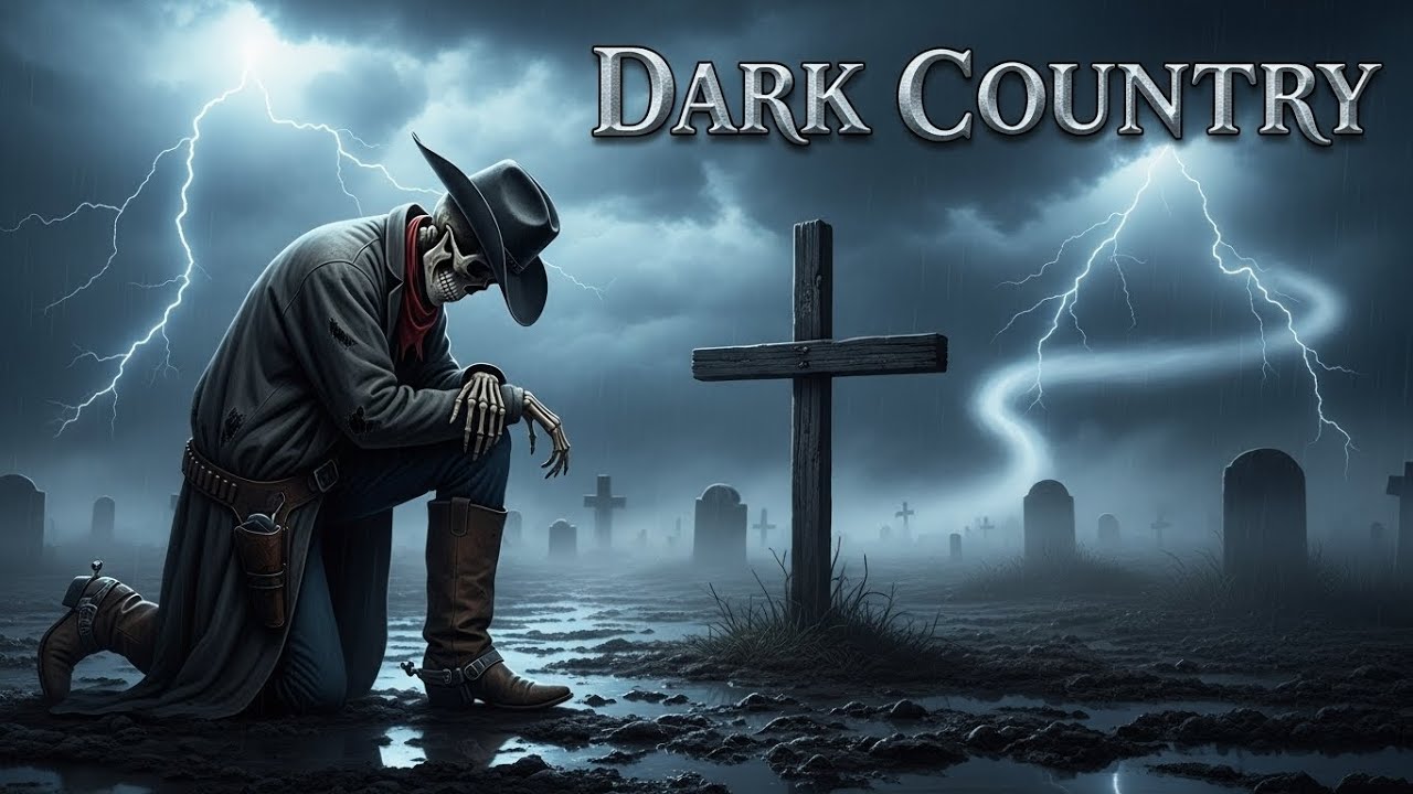 Whispers of Spurs and Bones – Dark Cowboy Country Song Born in the Shadowed West