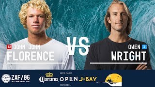 John John Florence vs. Owen Wright - Round Five, Heat 2 - Corona Open J-Bay 2017 Content