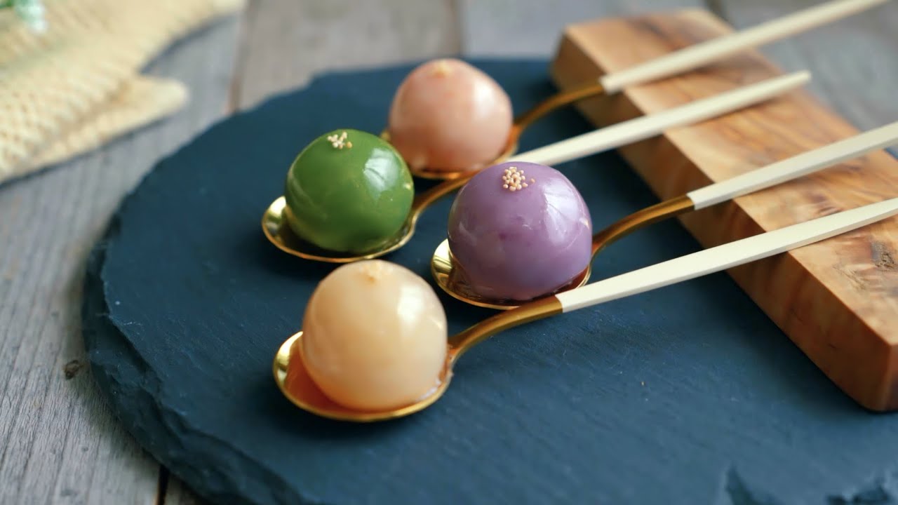 見た目が可愛い! あんこ玉の作り方（レシピ）｜4K｜How to make  Anko balls (recipe）｜