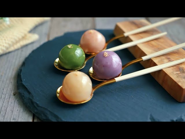 アンコ玉 見た目が可愛い! あんこ玉の作り方（レシピ）｜4K｜How to make Anko