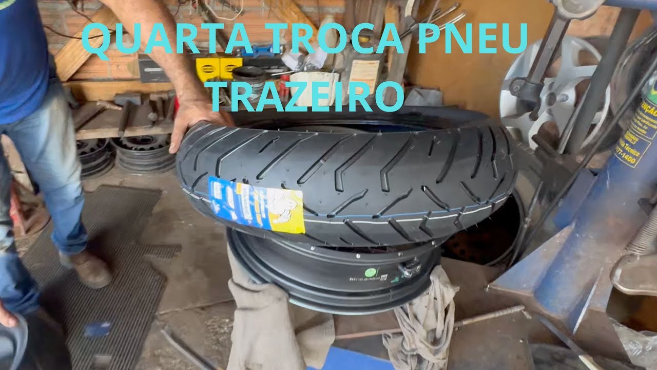 QUARTA TROCA PNEU BMW R1250GS ADV