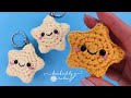 Crochet Amigurumi Star Keychain / Christmas Decoration ⭐
