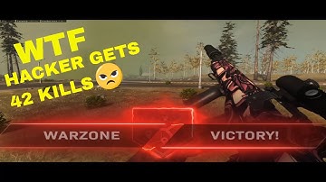 HACKER DROPS 42 KILLS IN WARZONE 😡| HACKER BLATANTLY USING WALLHACKS AND AIMHACKS | HACKER EXPOSED