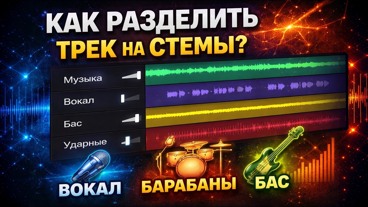 Как разделить трек на стемы (МАСТЕР SUNO)