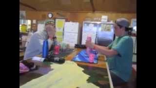 Cup Stacking at Camp Gitchigomee Senior 2014