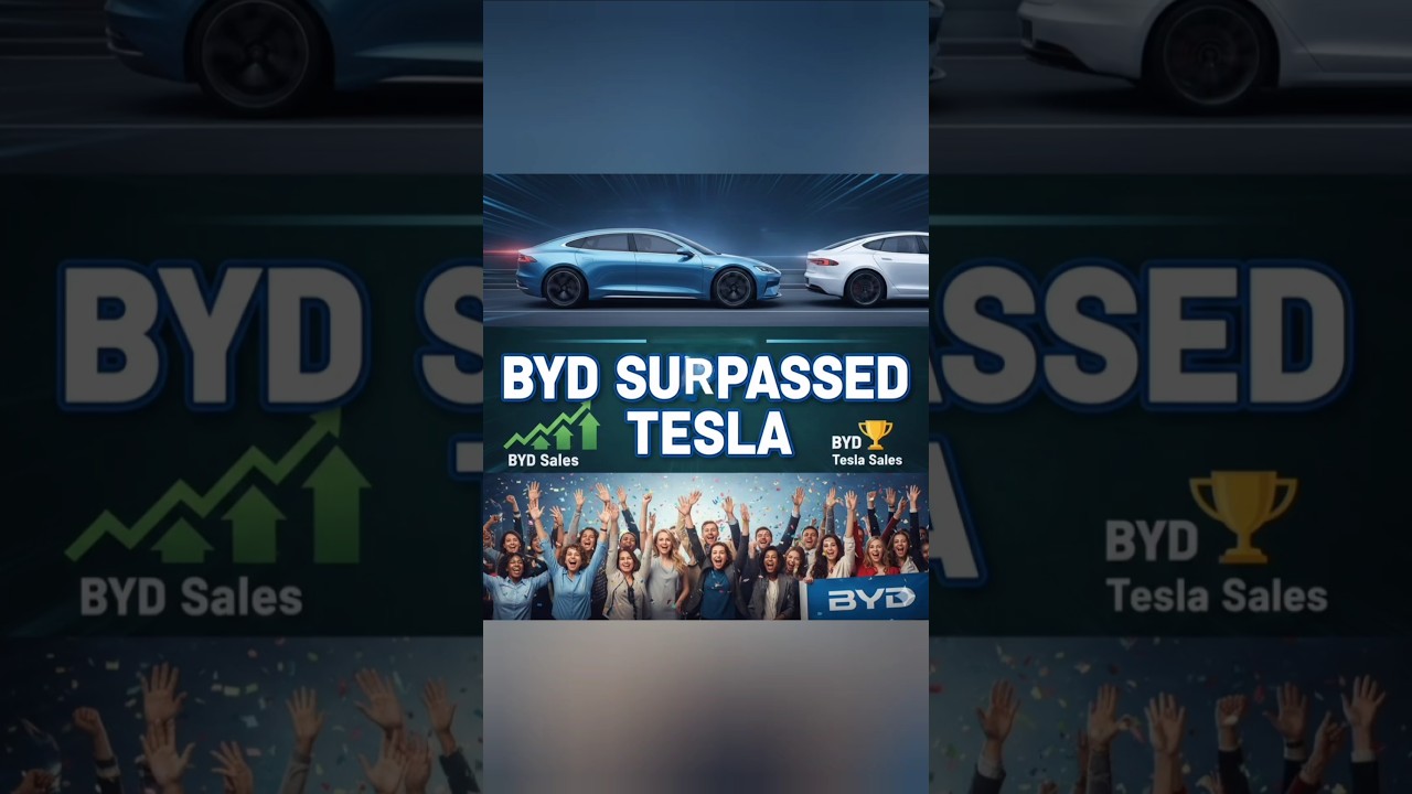 BYD surpassed Tesla 
