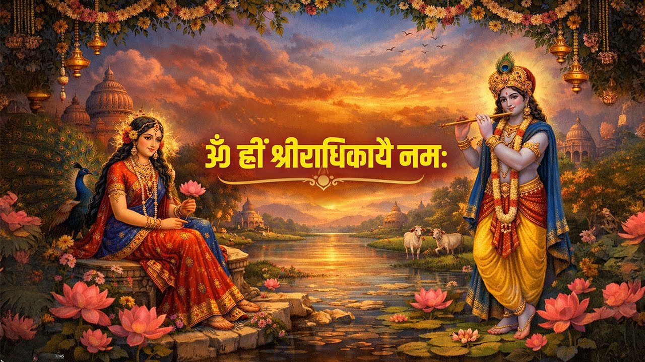 ॐ ह्रीं श्रीराधिकायै नमः | Om Hreem Shri Radhikaye Namah | Radha Mantra Premanand Maharaj ji