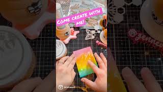 Quickie mixed media tutorial with Scrapaholics Chipboard #papercrafting #cardmaking