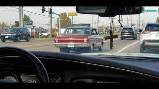 Badass Blown 65 Chevy II Nova driving by