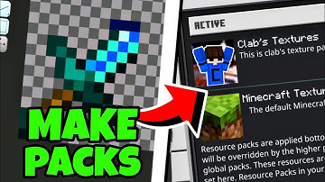 How to MAKE Texture Packs in MCPE on Android/iOS 2023