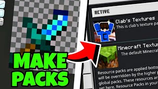 How to MAKE Texture Packs in MCPE on Android/iOS 2023 screenshot 5
