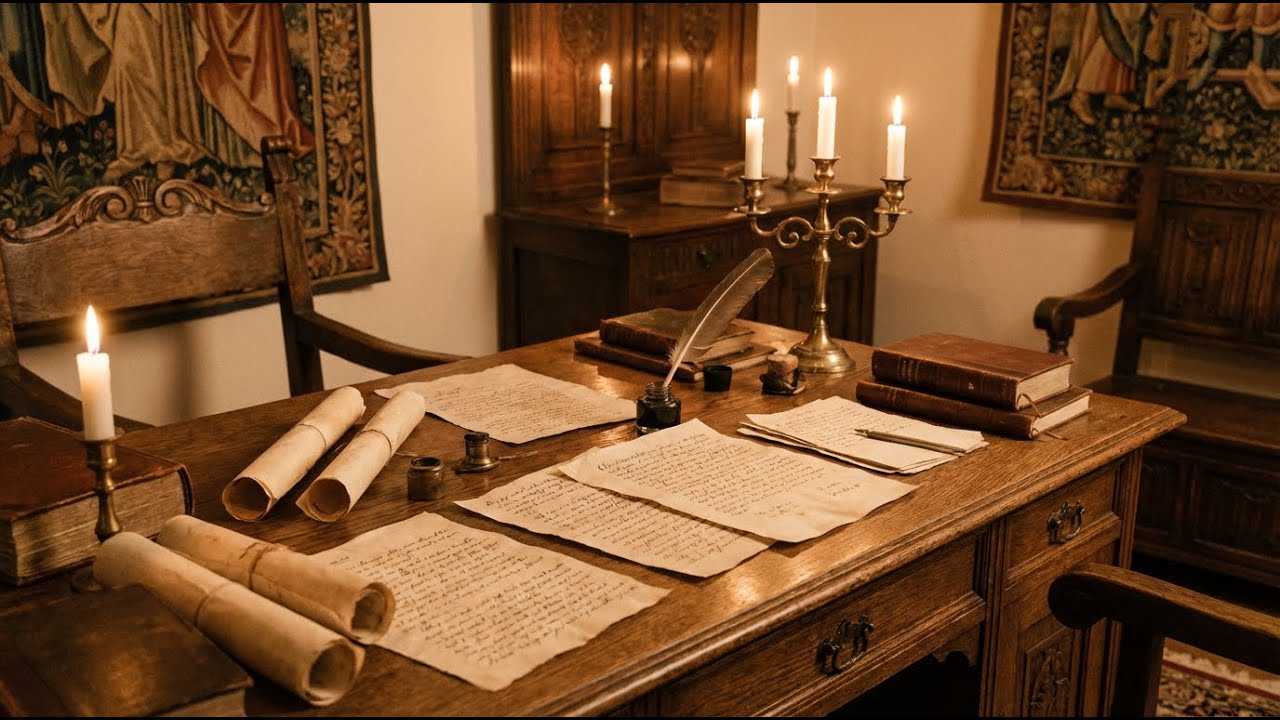 Cozy Gothic Library – Calm Music for Study & Work