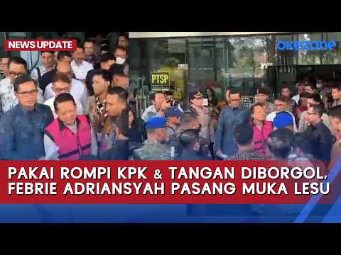 Wearing a KPK Vest & Handcuffed, Febrie Adriansyah Looks Dejected | News Update
