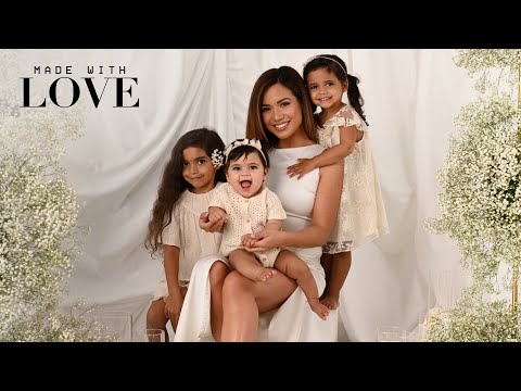 We tried to get the perfect Mother's Day Photo with 3 kids 🤍 Home Footage | Made with Love