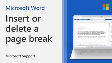 How to add or remove page breaks in Word | Microsoft